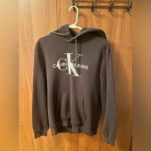 Calvin Klein Black Vintage Wash Hoodie